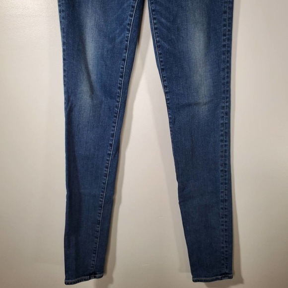 Revtown High Rise Skinny Jeans Decade Denim Dark Wash Blue Size 28 Tall - Picture 3 of 12